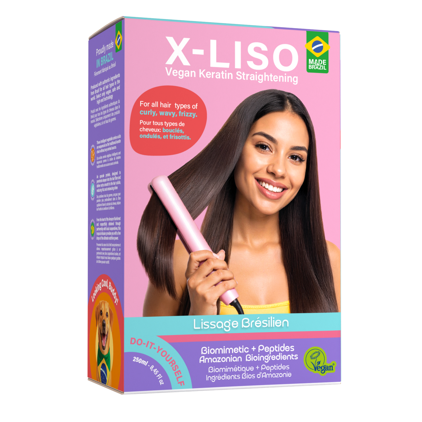 Vegan Keratin Straightening Kit